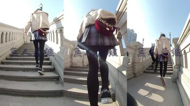 无人后继06百褶裙厚黑丝掀裙