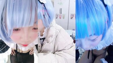 新人！校花下海！超漂亮超可爱~【蕾姆】揉穴自慰！超过瘾~ (4)